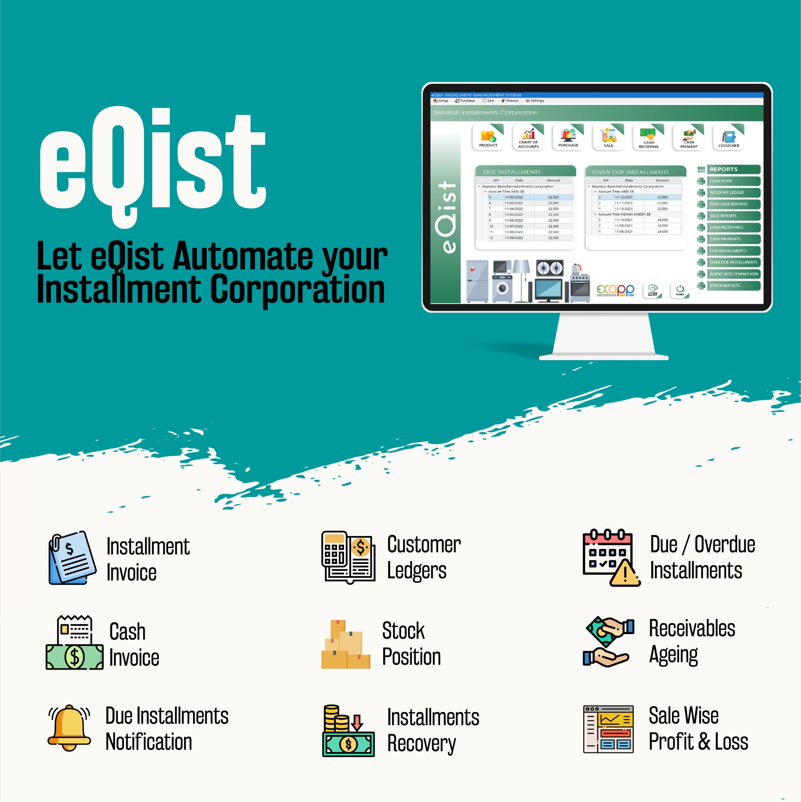 eQist Best software for automate installment corporates